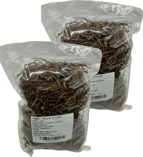 약초보은 건고구마순, 300g, 2개