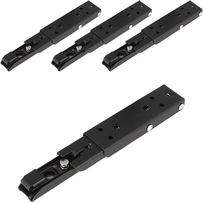 모네스페스 접이식 선반대 선반받침대 블랙 소, 4개