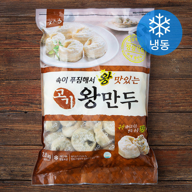 굿프랜즈 고기 왕만두 (냉동), 2.8kg, 1개