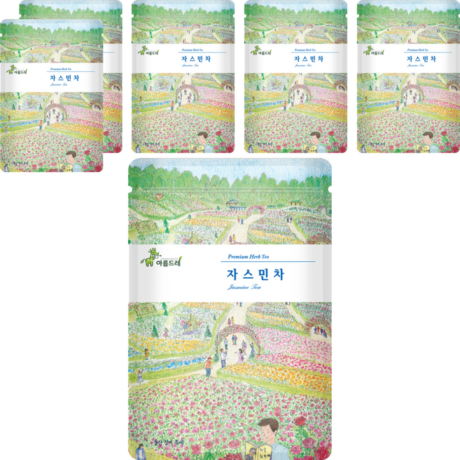 아름드레 프리미엄 삼각티백 쟈스민, 1.1g, 25개입, 6개