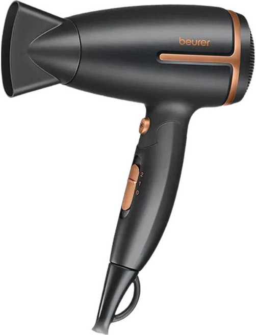 beurer 國際電壓旅行用負離子吹風機 800-1200W/1350-1600W, HC 25, 大地棕