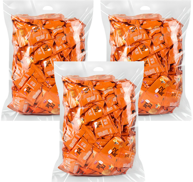 리키 진주 허니 쌀과자, 1kg, 3개