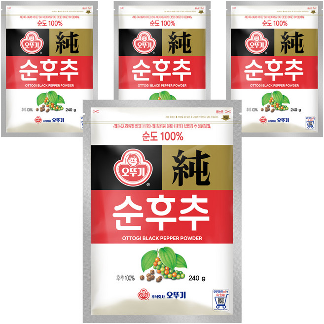 오뚜기 순후추, 240g, 4개