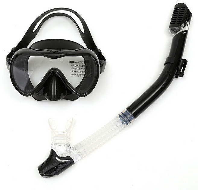 다이브프로 성인 드라이탑 스노클 DP-280A, 블랙