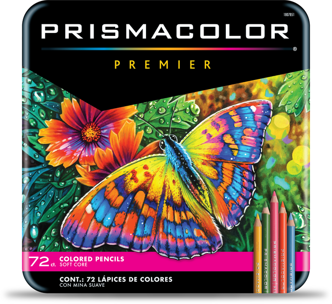 프리즈마 색연필 세트, 72색, 1개