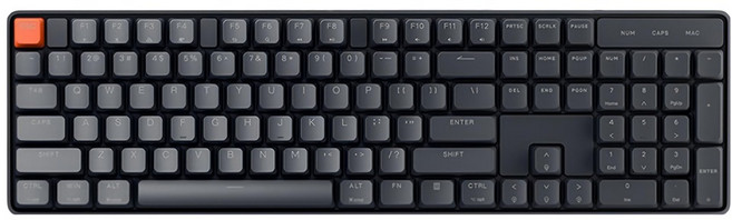 Xiaomi 小米 有線機械鍵盤, 深空灰, JXJP01MW, 紅軸