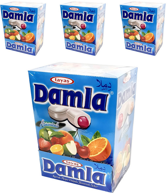 담라 어소티드 소프트캔디 블루, 2kg, 4개