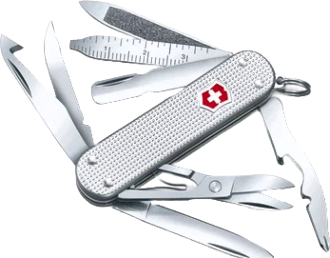 VICTORINOX 瑞士維氏 鋁合金系列 14用冠軍小刀 0.6381.26 58 x 20 x 10mm 40g, 1個