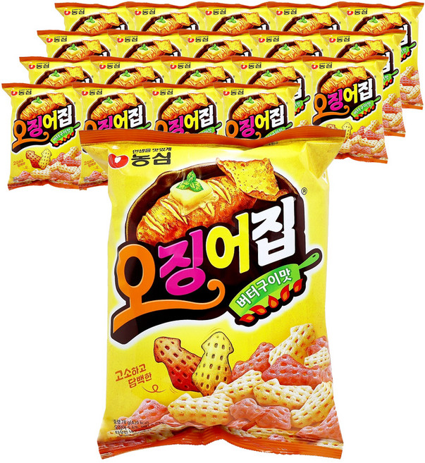 오징어집 버터구이맛, 78g, 20개