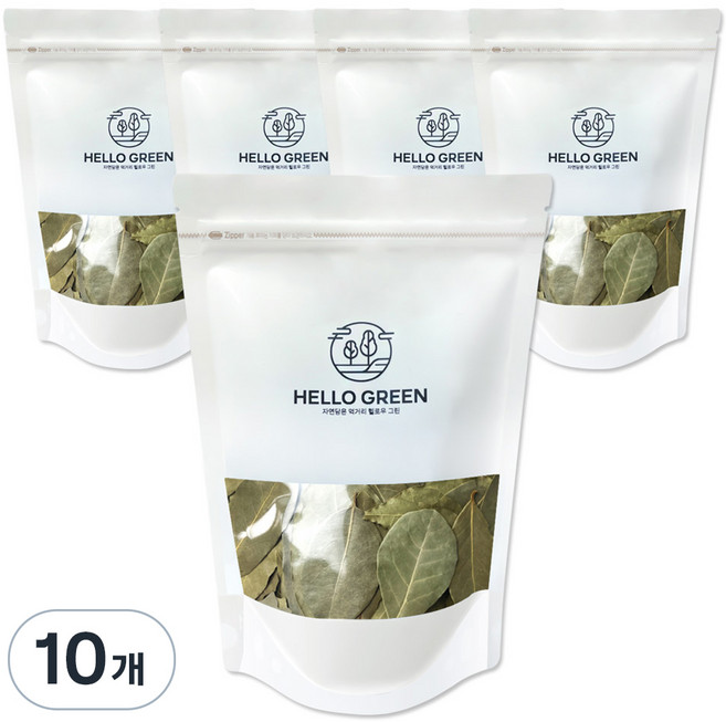 헬로우그린 월계수 잎, 10개, 90g
