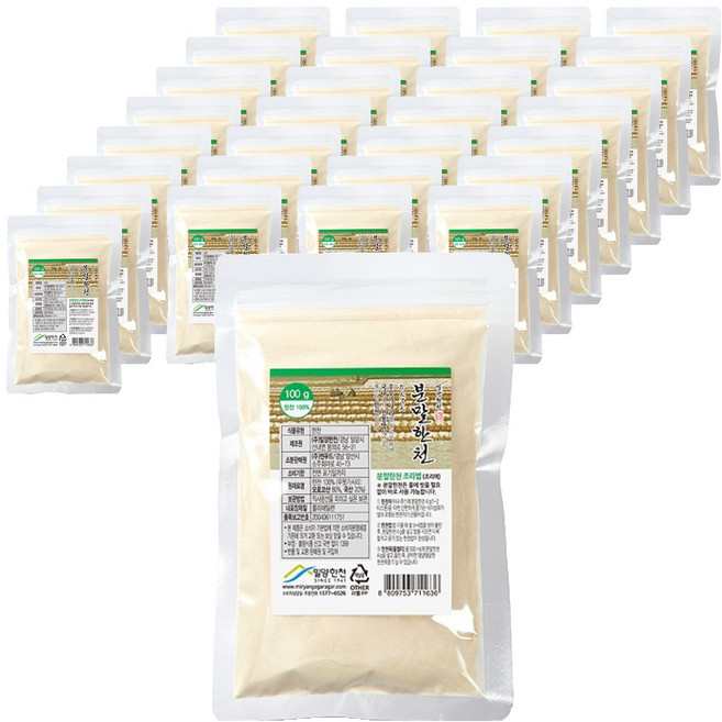 밀양한천 분말한천, 30개, 100g