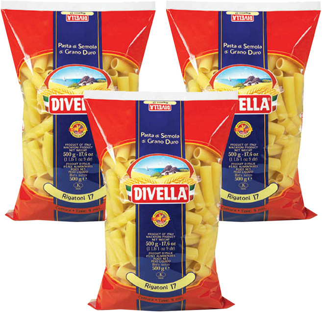 디벨라 리가토니, 500g, 3개