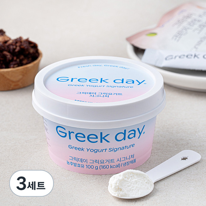 그릭데이 시그니처 카카오그래놀라 세트, 140g, 3세트