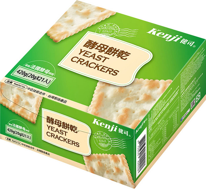 Kenji 健司 酵母餅乾, 420g, 1盒