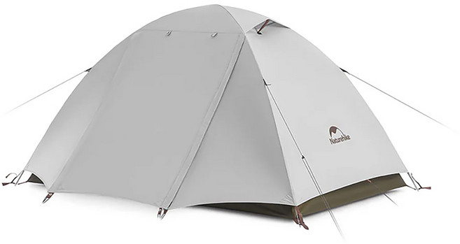 Naturehike 挪客 雲川系列帳篷 CNK2300ZP024 2.5KG 210T滌綸塗銀 220 x 290 x 125cm, 2人, 栗杏白, 1組