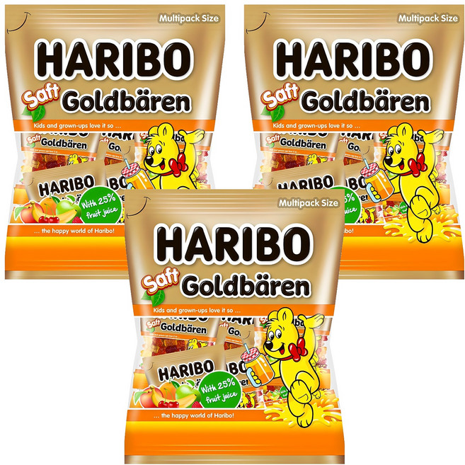 하리보 샤프트 골드베렌 젤리 14개입, 220g, 3개