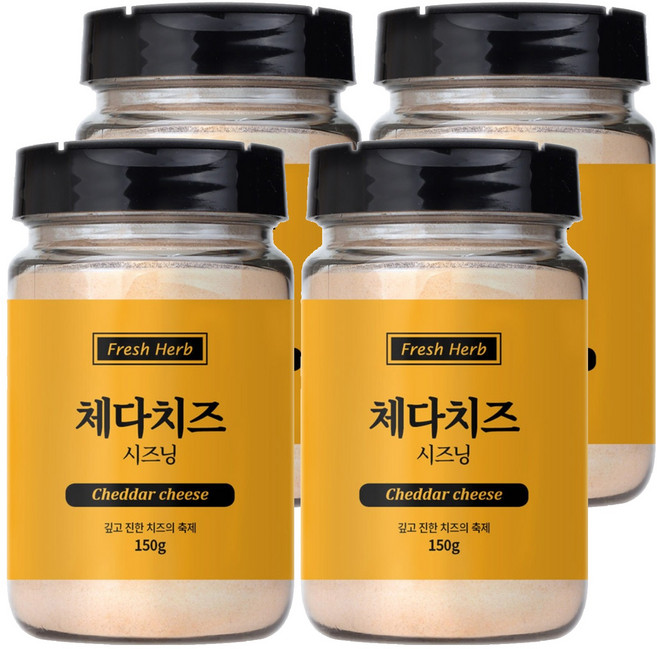 신선약초 체다치즈 시즈닝, 150g, 4개