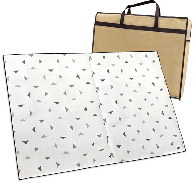 알뜨리 피크닉 매트 사각 양면 + 가방, 모던그레이