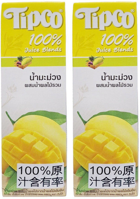 Tipco 芒果綜合果汁, 1L, 2瓶