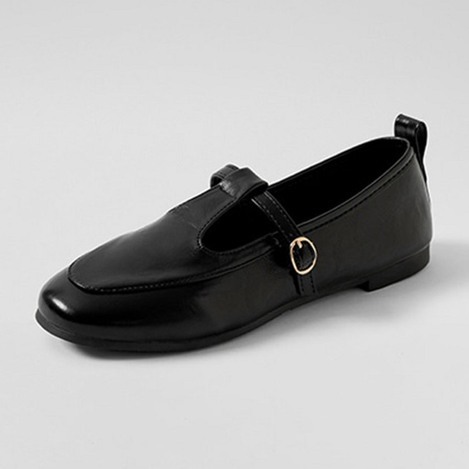 CHAAKAN SHOES 女款 Busker 裂紋 T字帶樂福鞋 LFLTR3g138