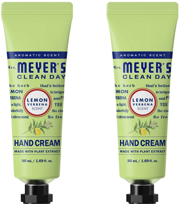 미세스마이어스클린데이 아로마틱 모이스처 비건 핸드크림 레몬버베나향, 2개, 50ml