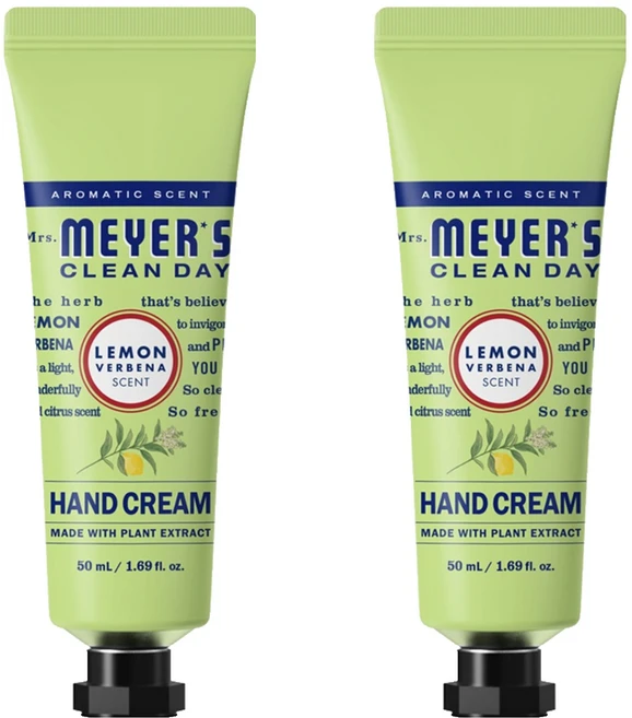 미세스마이어스클린데이 아로마틱 모이스처 비건 핸드크림 레몬버베나향, 2개, 50ml - 쿠팡