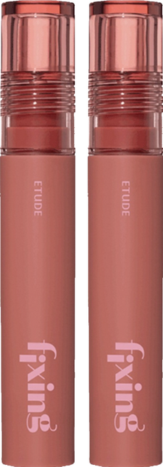 ETUDE 定妝唇釉, 12號 鮭魚磚紅, 4g, 2個