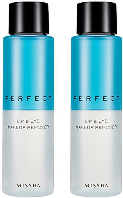 미샤 퍼펙트 립앤아이 리무버, 155ml, 2개
