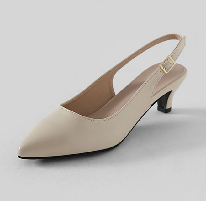 착한구두 베르카 스틸레토 슬링백 5cm SBLTT1e030