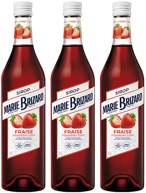 마리브리자드 스트로베리 시럽, 700ml, 3개