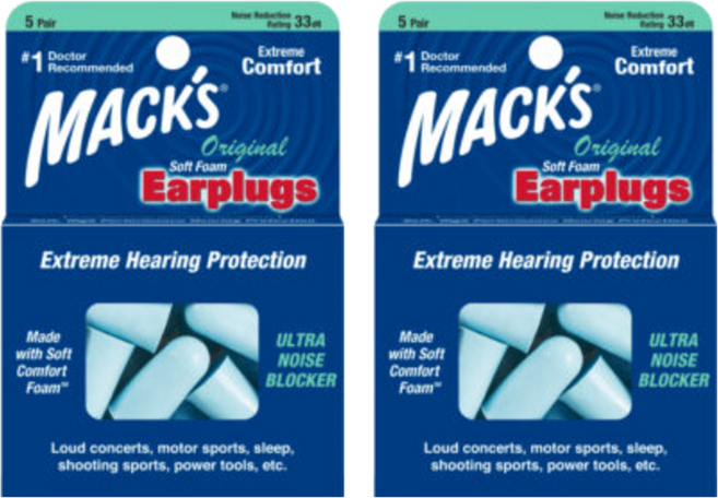 맥스 오리지날 소프트폼 이어플러그, 2개, 5쌍