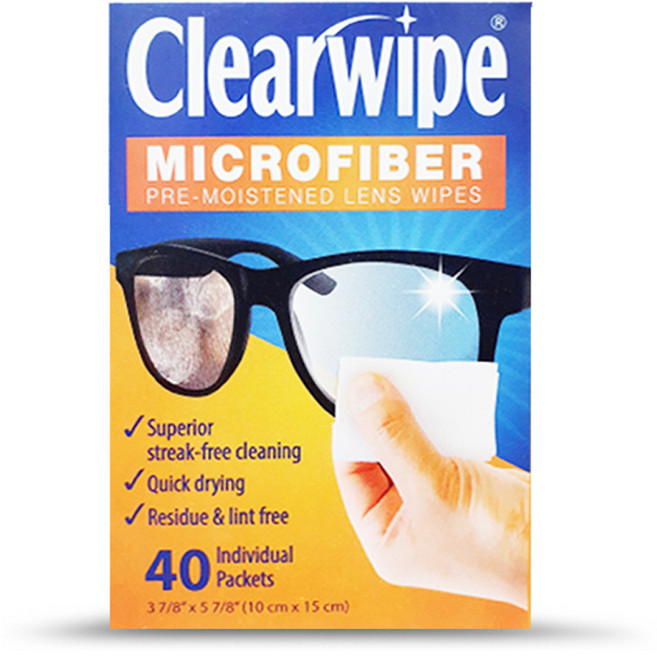 고바야시 안경닦이 40p, 화이트, 1개