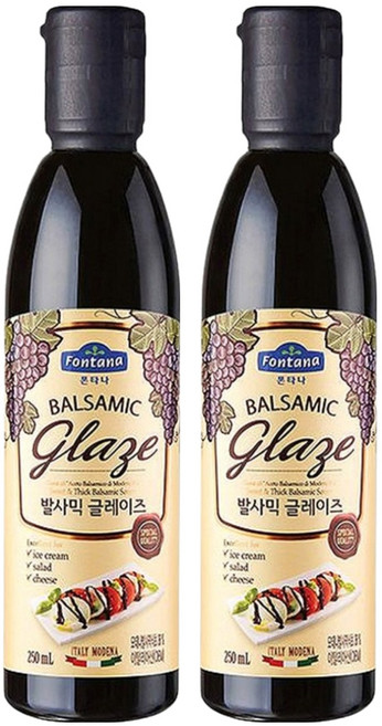 폰타나 모데나 발사믹 글레이즈, 250ml, 2개
