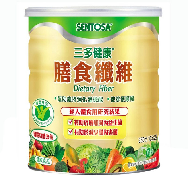 SENTOSA 三多 膳食纖維粉末食品, 350g, 1罐