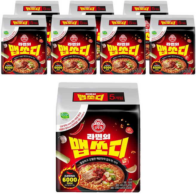 오뚜기 라면의 맵쏘디 120g, 40개