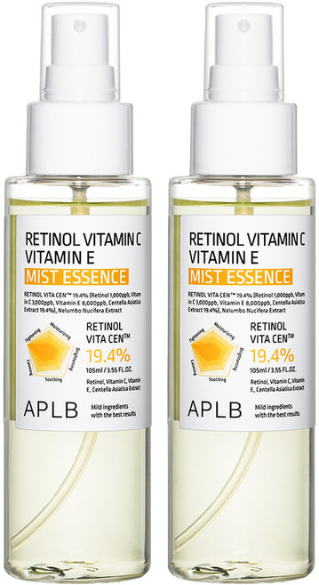APLB 視黃醇維他命C維他命E噴霧精華, 2瓶, 105ml