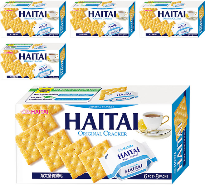 HAITAI 海太 營養餅乾, 197g, 5盒