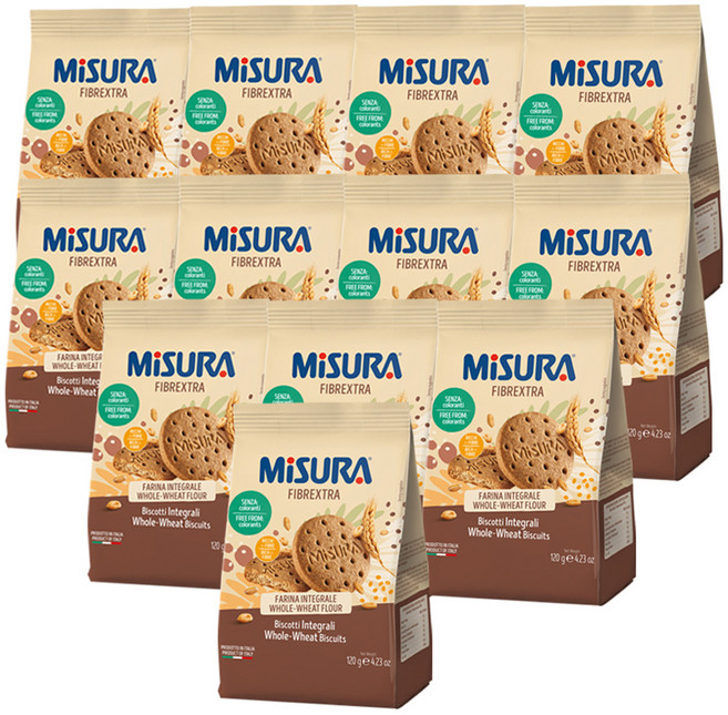 미주라 통밀 비스켓, 120g, 12개