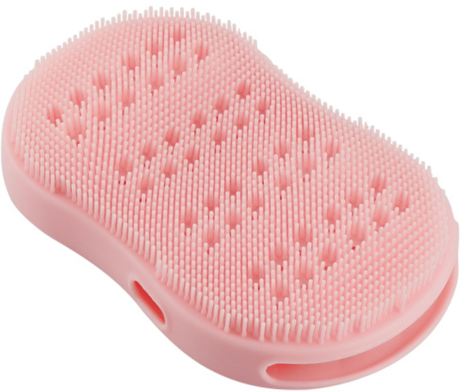 비비또 실리콘 아기목욕장갑 욕실용품, 헤븐리핑크, 1개