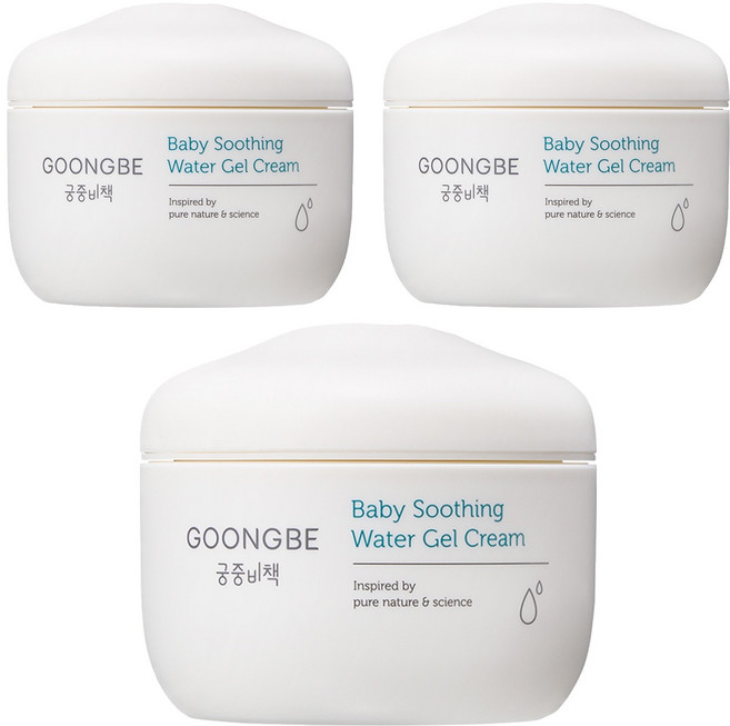 궁중비책 베이비 수딩 워터젤 크림, 100ml, 3개