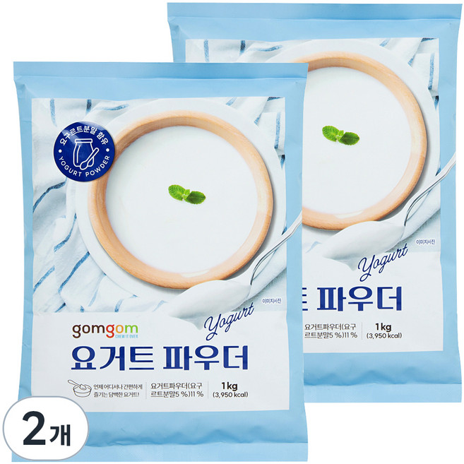 곰곰 요거트 파우더, 1kg, 2개