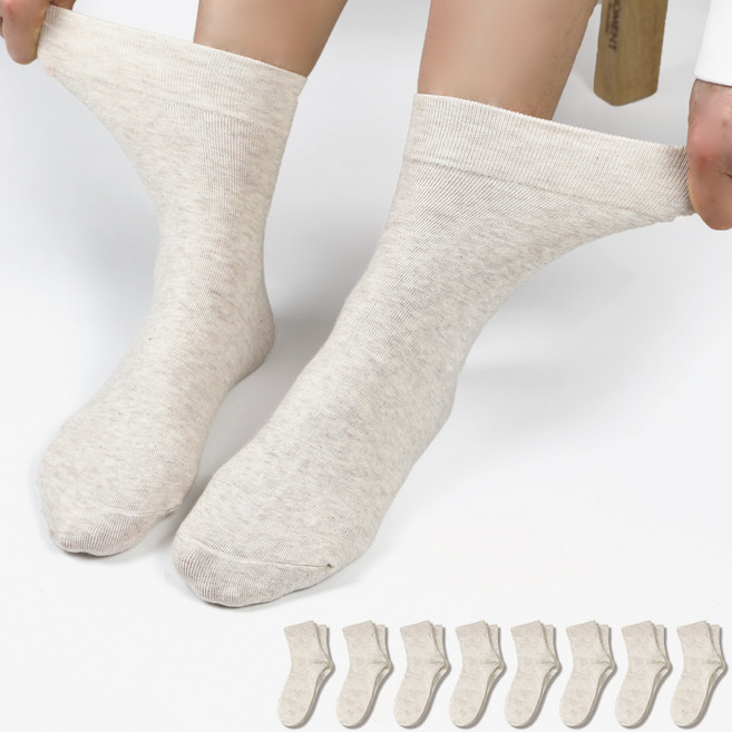 구냥씩 여성용 조이지 않고 편안한 무압박 양말 8켤레 세트
