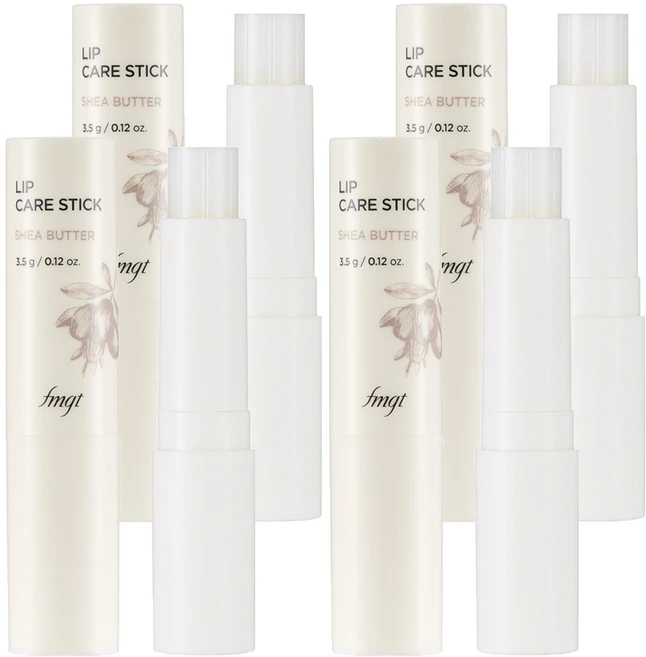 더페이스샵 립케어 스틱, 01 시어버터, 3.5g, 4개 - 쿠팡