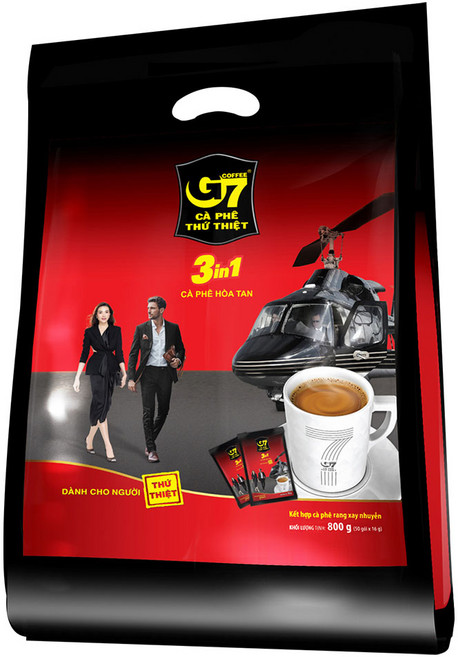 G7 三合一咖啡, 16g, 50包, 1袋