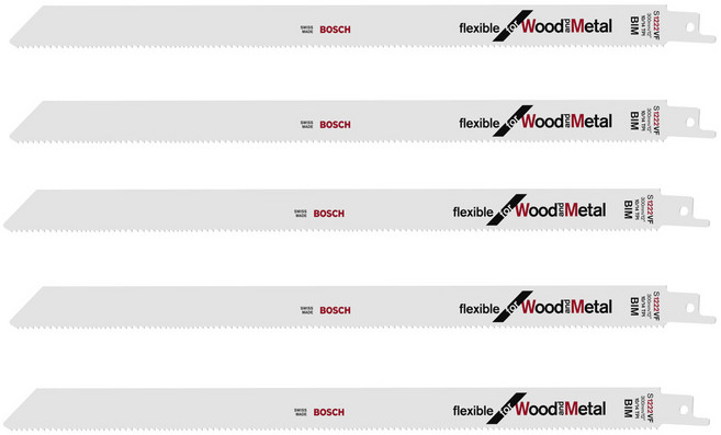 보쉬 목재 철재 겸용 컷쏘날 S1222VF, 5개