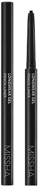 미샤 롱웨어 젤 펜슬 라이너 0.14g, 티탄 블랙, 1개 - 쿠팡