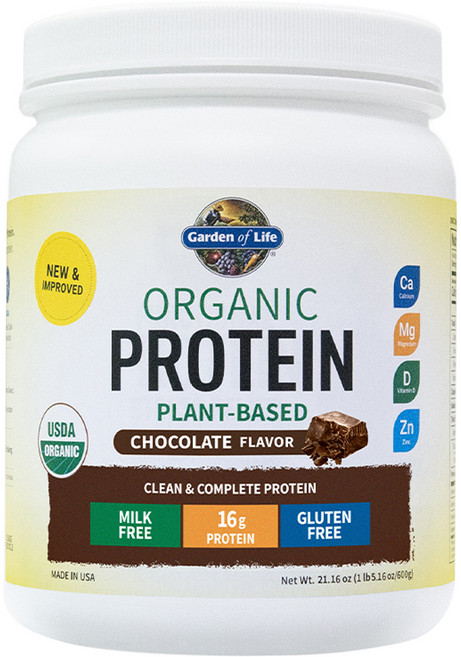 가든오브라이프 유기농 프로틴 초콜릿맛, 600g, 1개