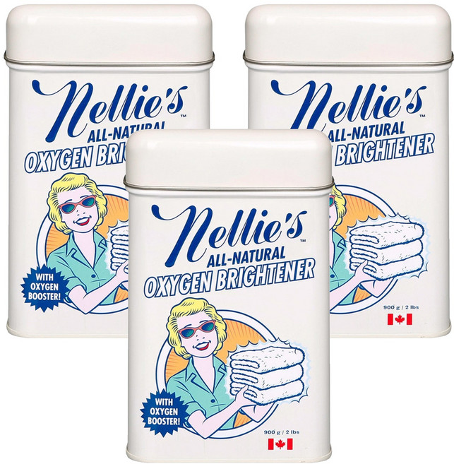 넬리 소다 산소표백 유아세제, 3개, 900g