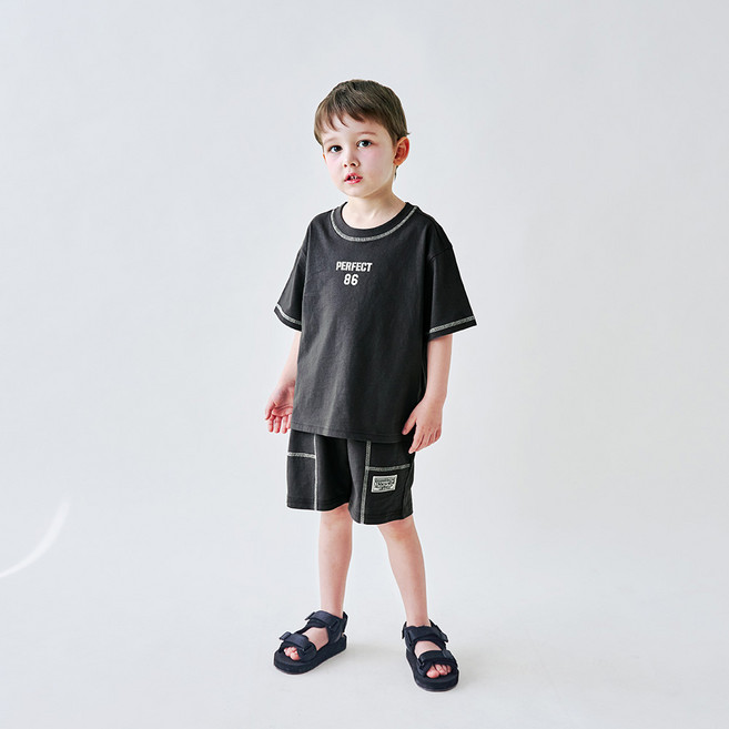 월튼키즈 아동용 퍼펙트 스티치 상하의 세트