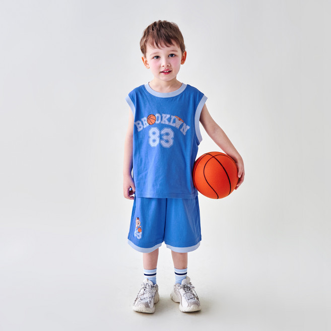 WALTONKIDS 兒童布魯克林背心上下裝套組